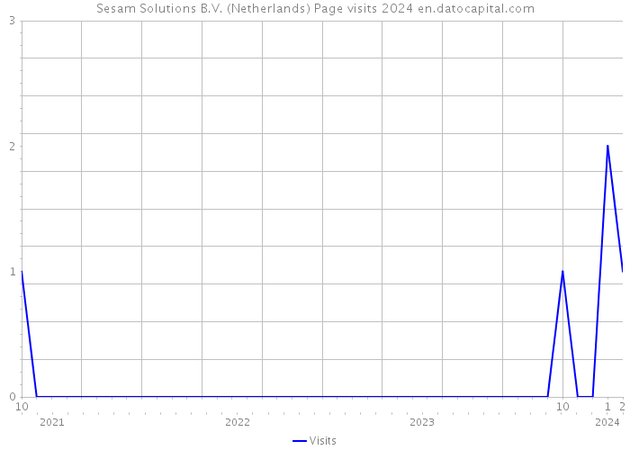 Sesam Solutions B.V. (Netherlands) Page visits 2024 