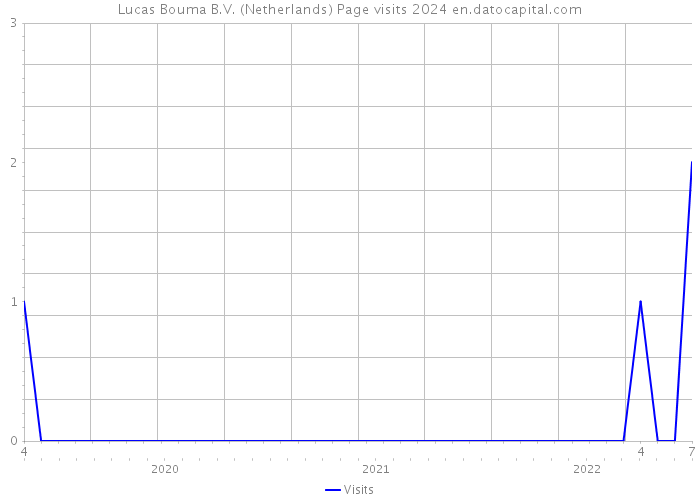 Lucas Bouma B.V. (Netherlands) Page visits 2024 