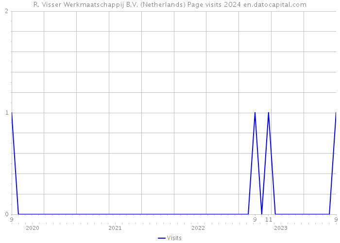 R. Visser Werkmaatschappij B.V. (Netherlands) Page visits 2024 