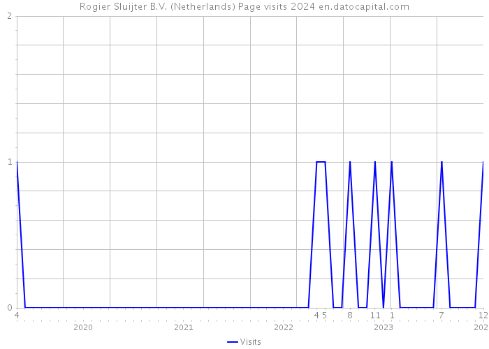 Rogier Sluijter B.V. (Netherlands) Page visits 2024 