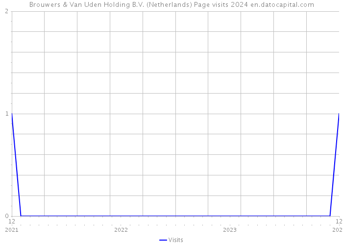 Brouwers & Van Uden Holding B.V. (Netherlands) Page visits 2024 