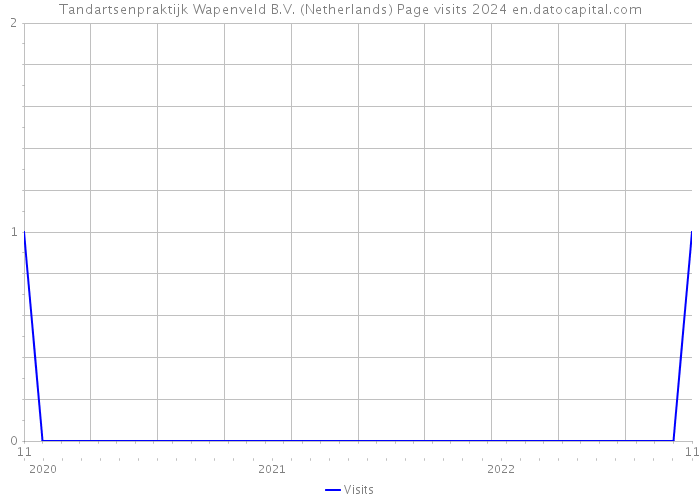 Tandartsenpraktijk Wapenveld B.V. (Netherlands) Page visits 2024 