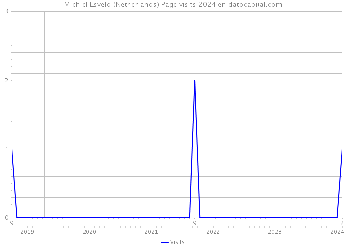 Michiel Esveld (Netherlands) Page visits 2024 