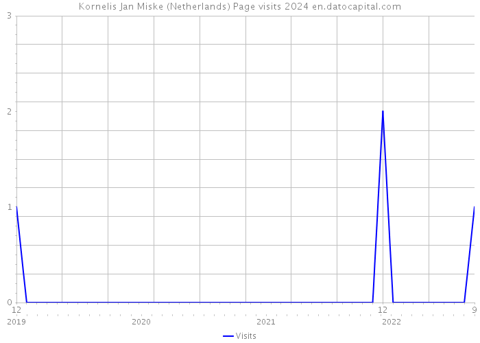 Kornelis Jan Miske (Netherlands) Page visits 2024 