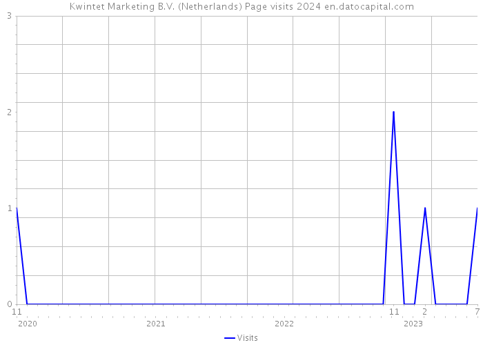 Kwintet Marketing B.V. (Netherlands) Page visits 2024 