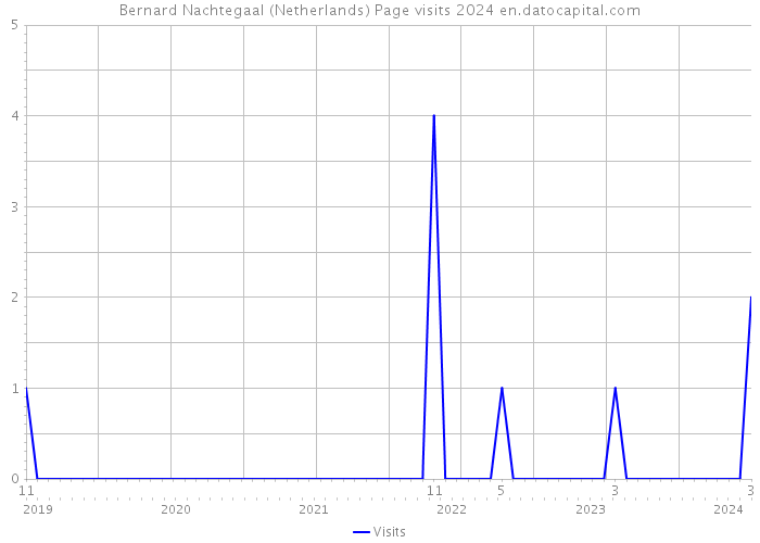 Bernard Nachtegaal (Netherlands) Page visits 2024 