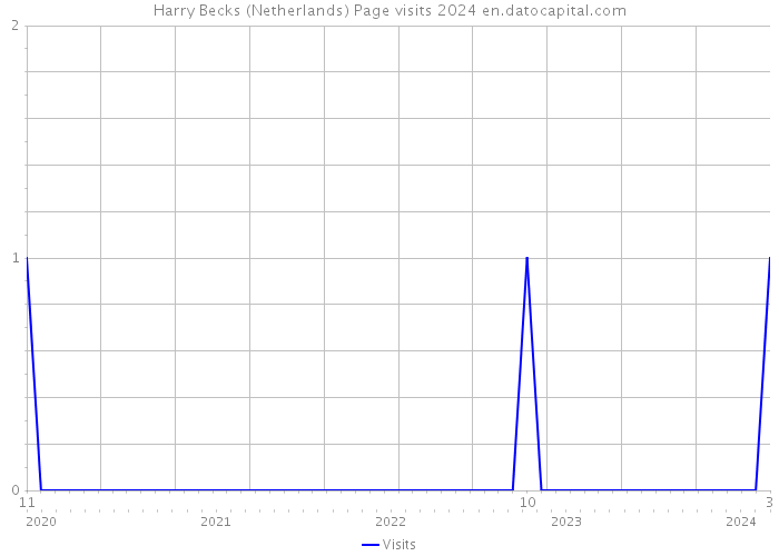 Harry Becks (Netherlands) Page visits 2024 