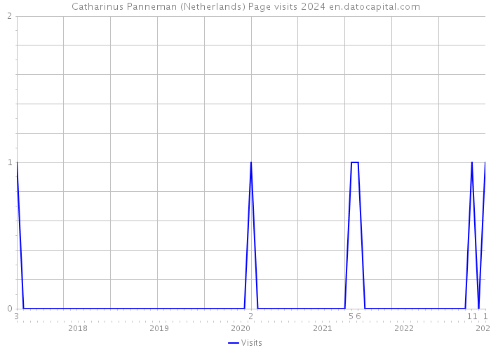 Catharinus Panneman (Netherlands) Page visits 2024 
