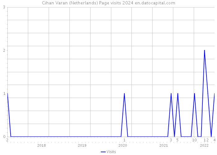 Cihan Varan (Netherlands) Page visits 2024 