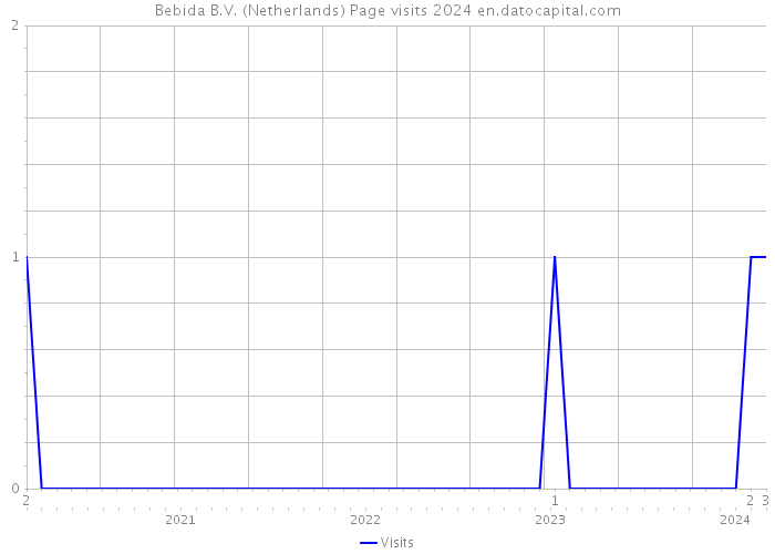 Bebida B.V. (Netherlands) Page visits 2024 