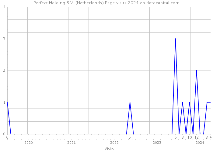 Perfect Holding B.V. (Netherlands) Page visits 2024 
