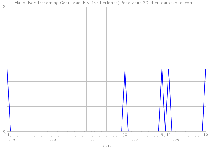Handelsonderneming Gebr. Maat B.V. (Netherlands) Page visits 2024 
