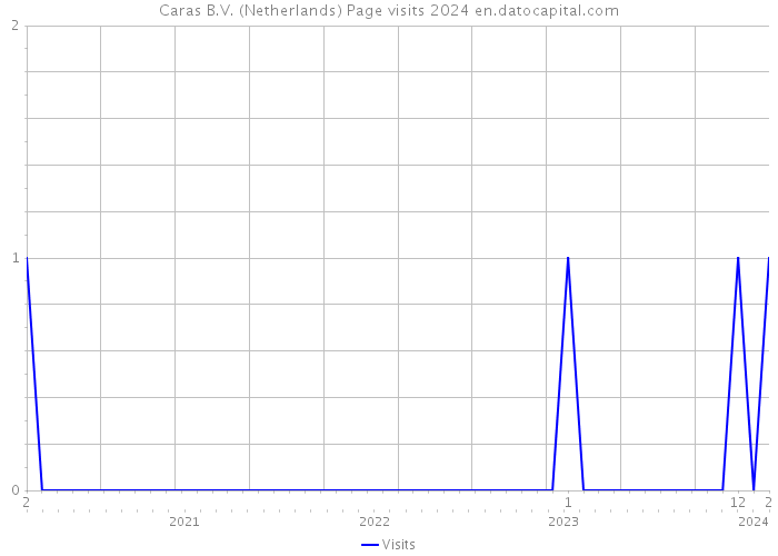Caras B.V. (Netherlands) Page visits 2024 