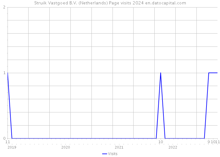 Struik Vastgoed B.V. (Netherlands) Page visits 2024 
