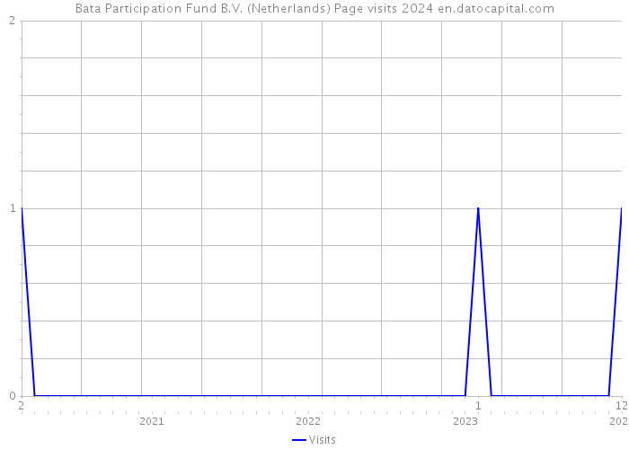 Bata Participation Fund B.V. (Netherlands) Page visits 2024 