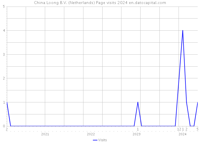 China Loong B.V. (Netherlands) Page visits 2024 
