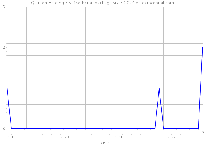 Quinten Holding B.V. (Netherlands) Page visits 2024 