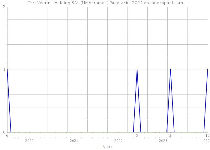 Gert Veurink Holding B.V. (Netherlands) Page visits 2024 
