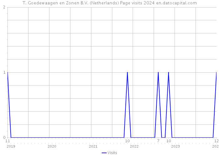 T. Goedewaagen en Zonen B.V. (Netherlands) Page visits 2024 