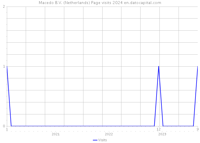 Macedo B.V. (Netherlands) Page visits 2024 