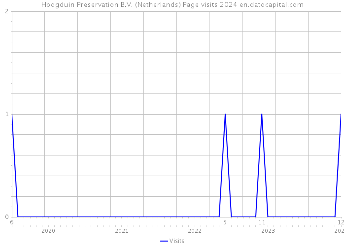 Hoogduin Preservation B.V. (Netherlands) Page visits 2024 