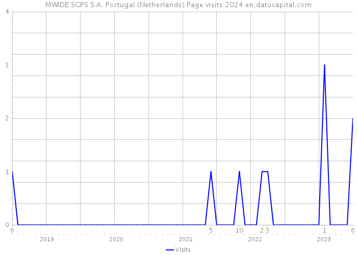 MWIDE SGPS S.A. Portugal (Netherlands) Page visits 2024 