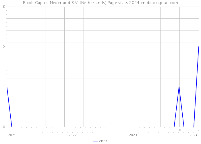 Ricoh Capital Nederland B.V. (Netherlands) Page visits 2024 
