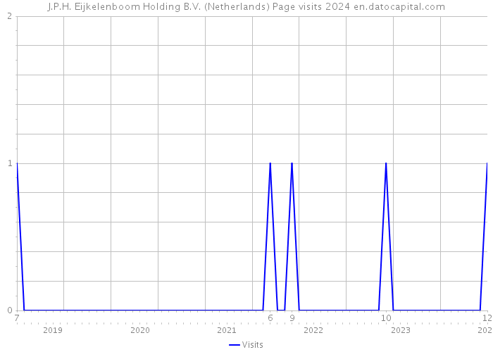 J.P.H. Eijkelenboom Holding B.V. (Netherlands) Page visits 2024 