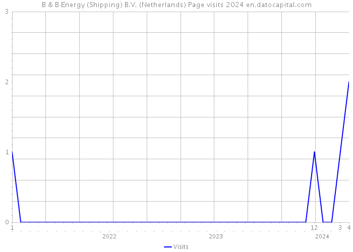 B & B Energy (Shipping) B.V. (Netherlands) Page visits 2024 