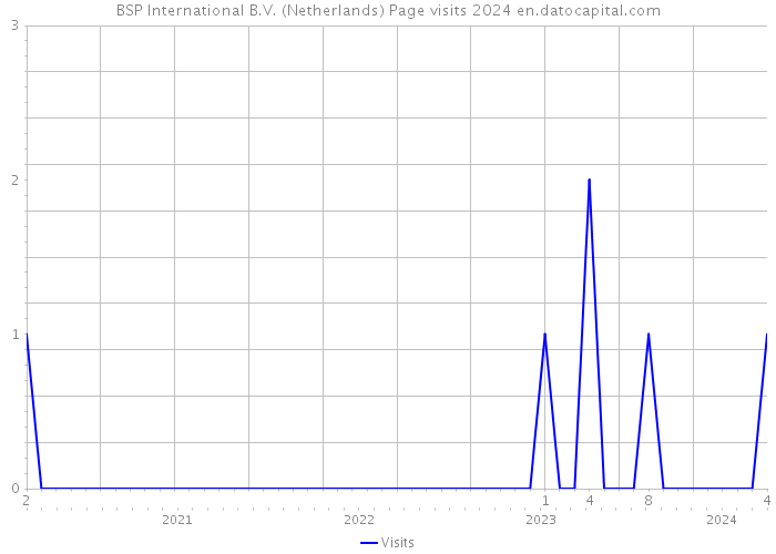 BSP International B.V. (Netherlands) Page visits 2024 