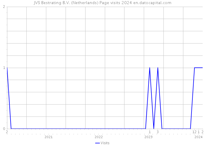 JVS Bestrating B.V. (Netherlands) Page visits 2024 