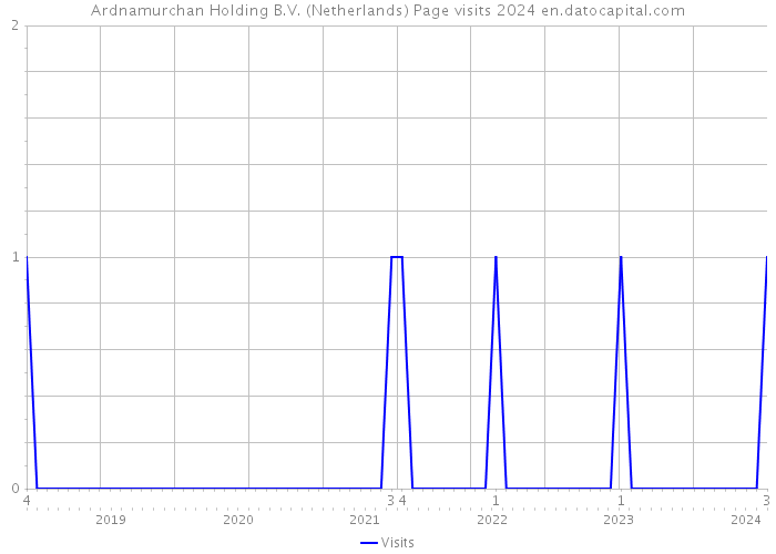 Ardnamurchan Holding B.V. (Netherlands) Page visits 2024 