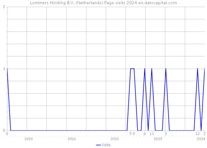 Lommers Holding B.V. (Netherlands) Page visits 2024 