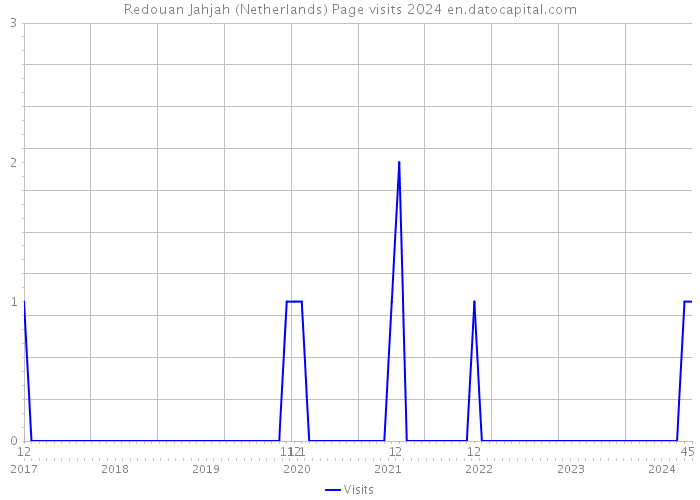 Redouan Jahjah (Netherlands) Page visits 2024 