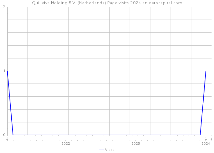 Qui-vive Holding B.V. (Netherlands) Page visits 2024 