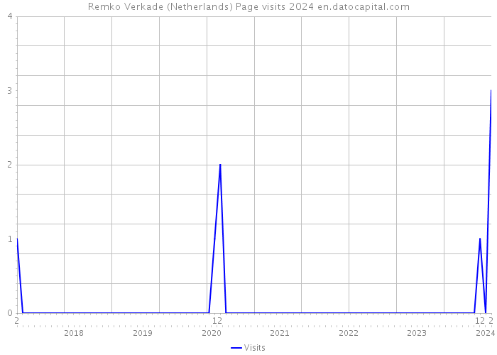 Remko Verkade (Netherlands) Page visits 2024 