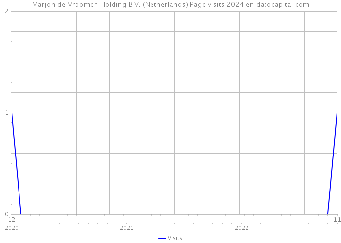 Marjon de Vroomen Holding B.V. (Netherlands) Page visits 2024 