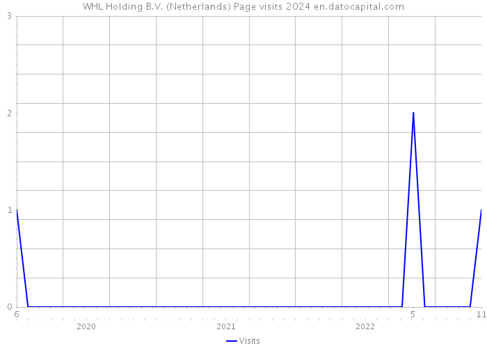 WHL Holding B.V. (Netherlands) Page visits 2024 