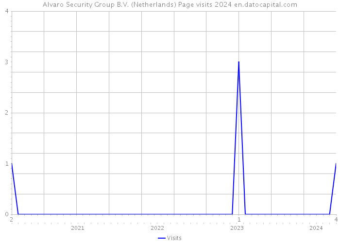 Alvaro Security Group B.V. (Netherlands) Page visits 2024 