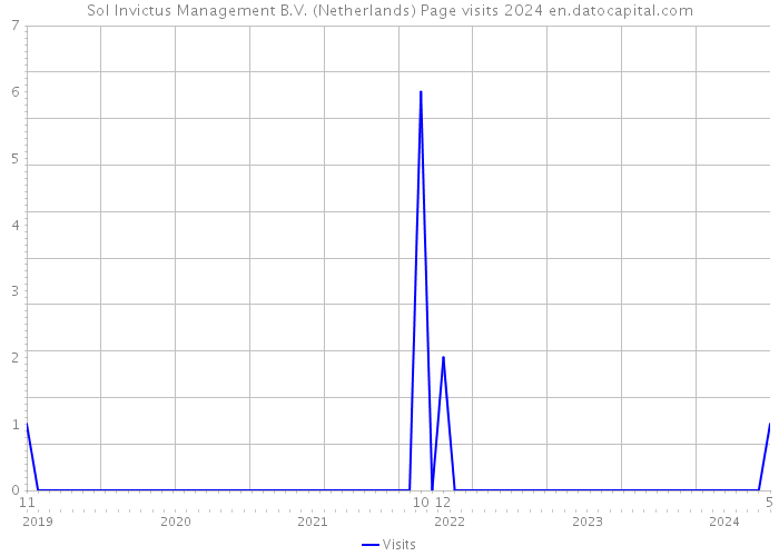 Sol Invictus Management B.V. (Netherlands) Page visits 2024 
