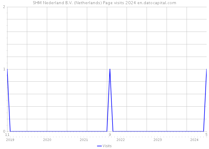SHM Nederland B.V. (Netherlands) Page visits 2024 