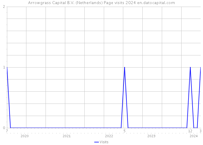 Arrowgrass Capital B.V. (Netherlands) Page visits 2024 