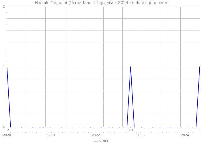 Hideaki Noguchi (Netherlands) Page visits 2024 
