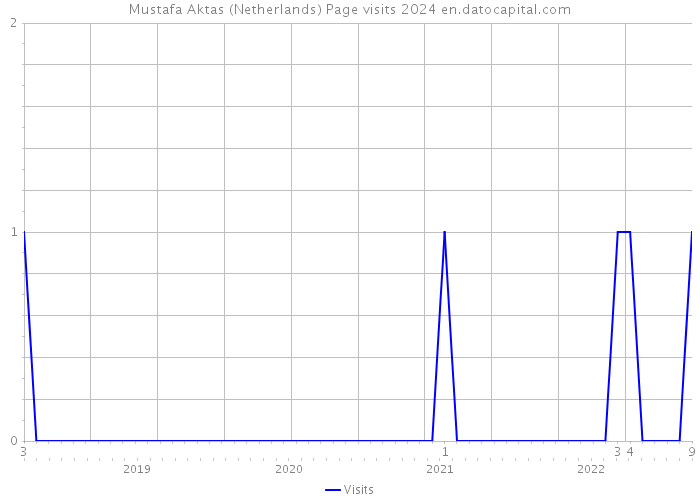 Mustafa Aktas (Netherlands) Page visits 2024 