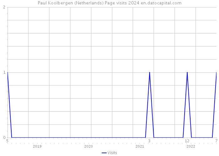 Paul Koolbergen (Netherlands) Page visits 2024 
