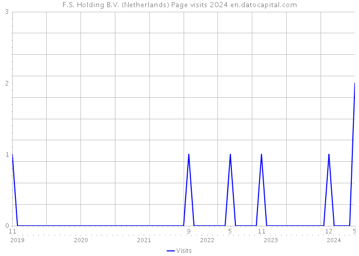 F.S. Holding B.V. (Netherlands) Page visits 2024 