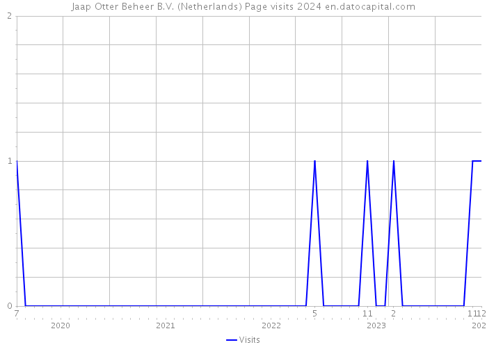 Jaap Otter Beheer B.V. (Netherlands) Page visits 2024 