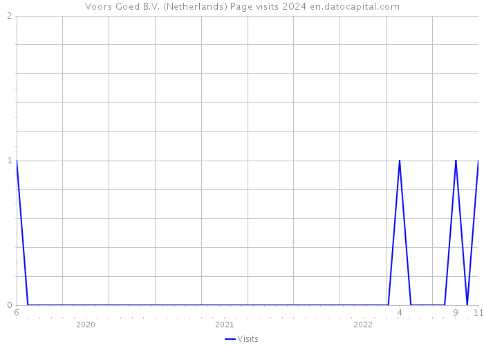 Voors Goed B.V. (Netherlands) Page visits 2024 