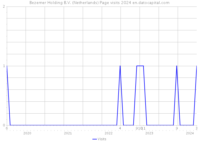 Bezemer Holding B.V. (Netherlands) Page visits 2024 