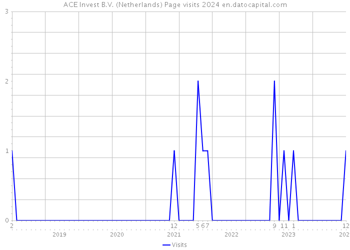 ACE Invest B.V. (Netherlands) Page visits 2024 